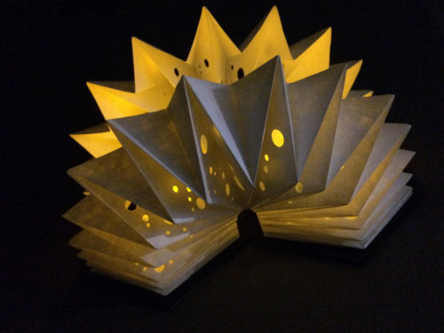 origami lampshade